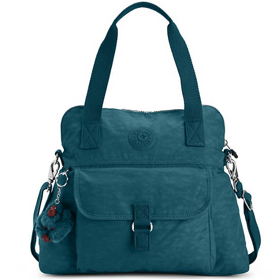 Pahneiro Handbag,Emerald Green,large