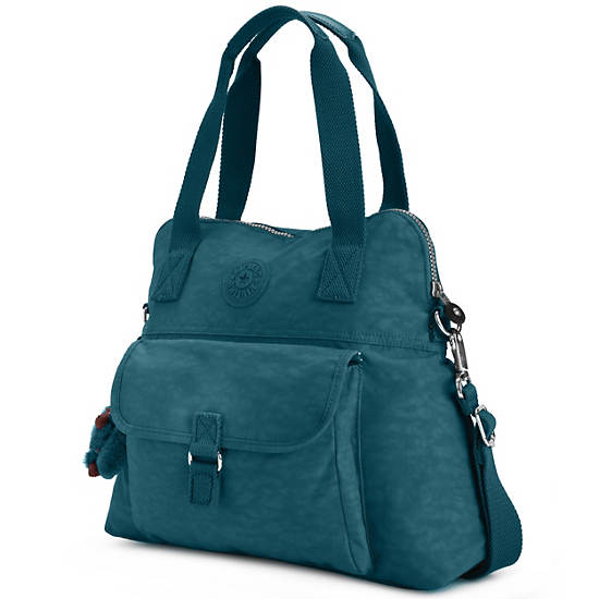 Pahneiro Handbag,Emerald Green,large