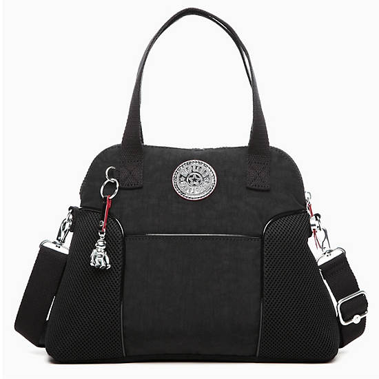 Pahneiro Mesh Handbag,Slate Grey,large