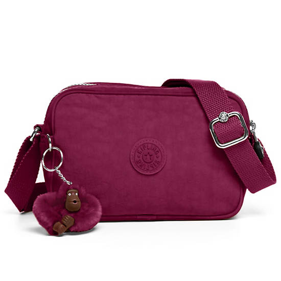 Dee Crossbody Bag,Deep Red,large