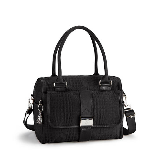 Double Up Handbag,Black Pink Sherbert Combo,large
