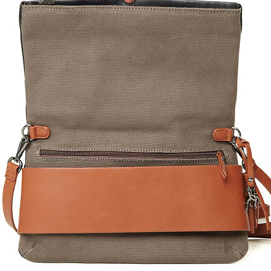 Helena Leather Clutch,Geo Print Mix,large