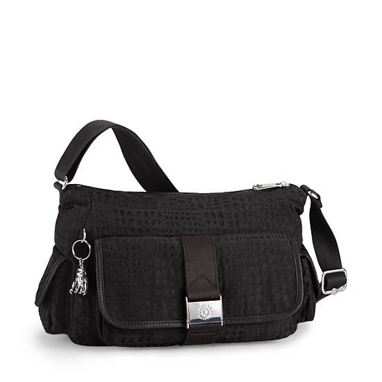 Priska Handbag,Black Pink Sherbert Combo,large