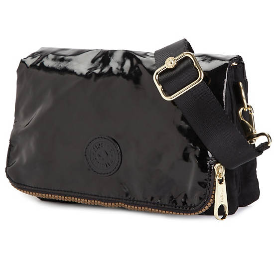 Crawly Handbag,Black Gold Mix,large