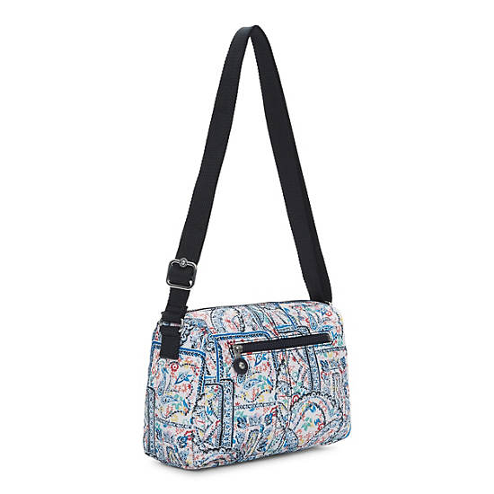 Wes Printed Crossbody Bag,Lovely Day Print,large