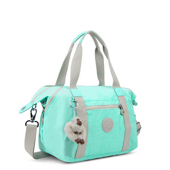 Art S Handbag,Fresh Teal,large