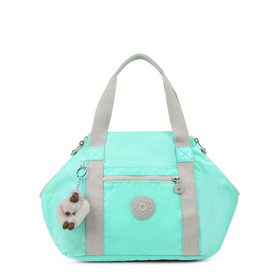 Art S Handbag,Fresh Teal,large