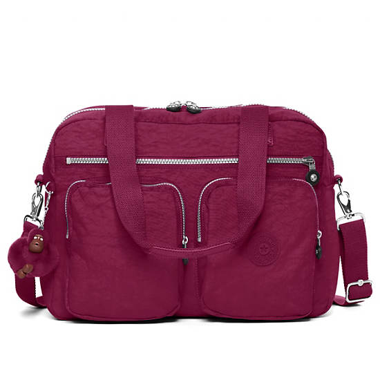 Sasha Tote,Deep Red,large