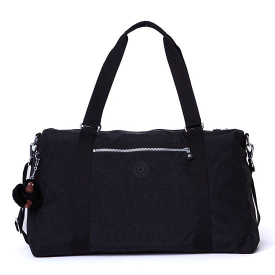 Itska Solid Duffle Bag,Black,large