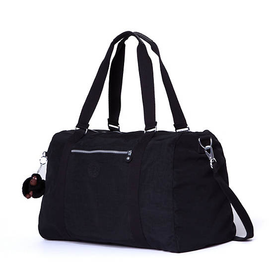 Itska Solid Duffle Bag,Black,large