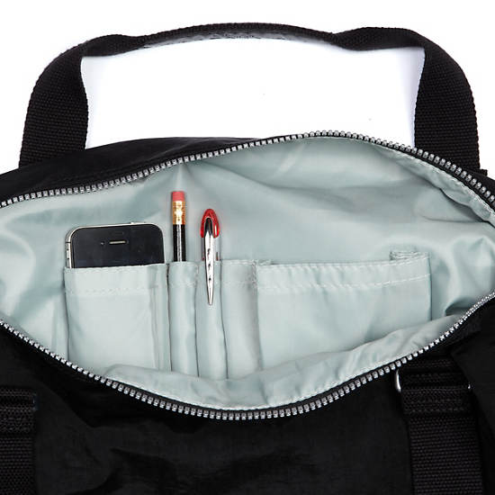 Itska Solid Duffle Bag,Black,large
