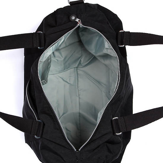 Itska Solid Duffle Bag,Black,large