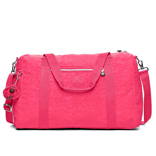 Itska Solid Duffle Bag,Vibrant Pink,large