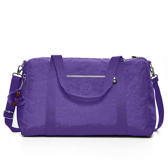 Itska Solid Duffle Bag,Inlet Purple,large