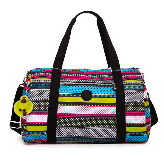 Itska Print Duffle Bag,Tapestry Print,large