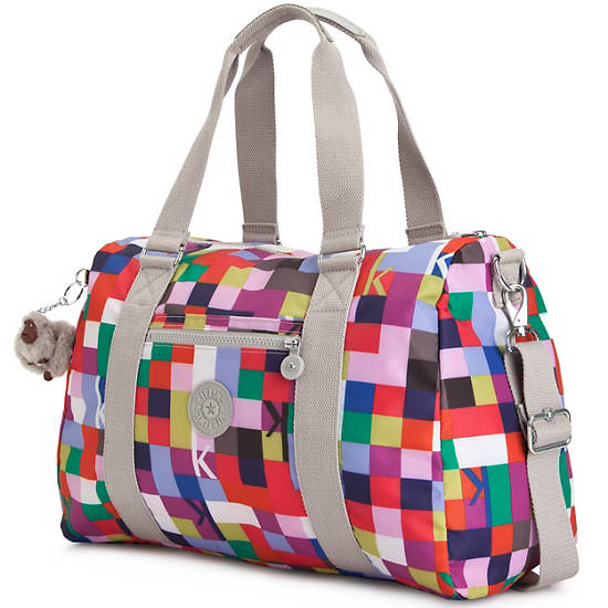 Itska Print Duffle Bag,K Squared Pink,large