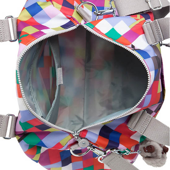 Itska Print Duffle Bag,K Squared Pink,large