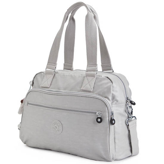 New Weekend Travel Bag,Pearlized Ash Grey,large