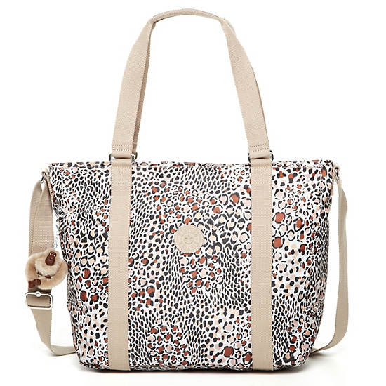 Adara Medium Tote,Leopard Prin,large