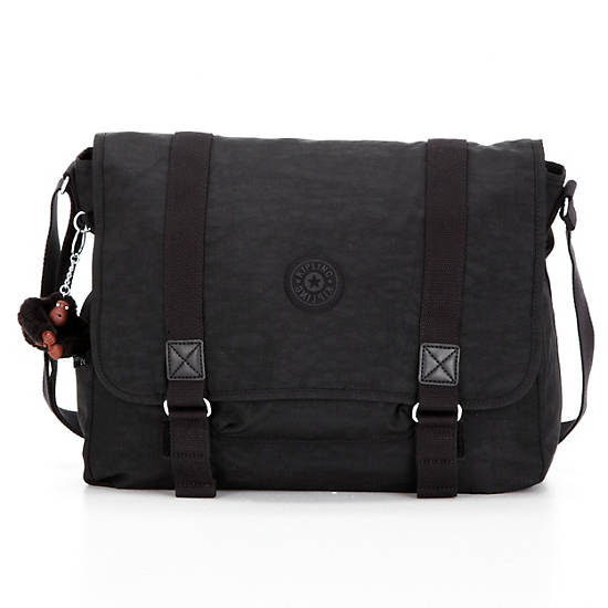 Aleron Messenger Bag,Black,large