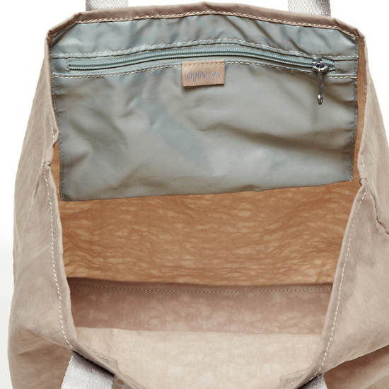 Hip Hurray Foldable Tote Bag,Caffelatte,large