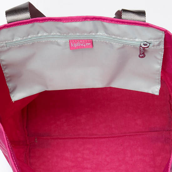 Hip Hurray Foldable Tote Bag,Very Berry,large