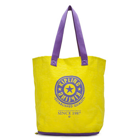 Hip Hurray Foldable Tote Bag,Honey Purple,large