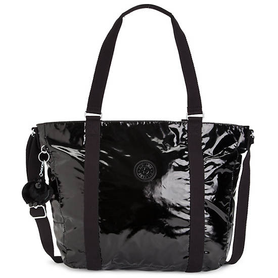 Adara Medium Tote,Black Patent,large