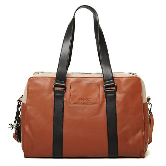 Helena Large Leather Tote,Mariposa Wind Sapphire,large