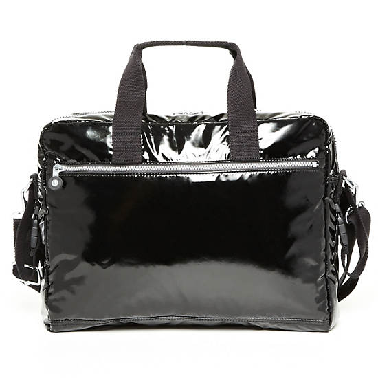 New Large Baby Bag With Changing Mat,Black Patent,large