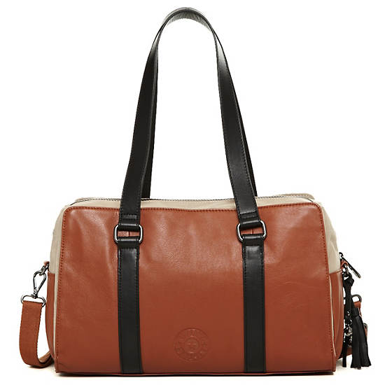 Helena Small Leather Tote,Mariposa Wind Sapphire,large