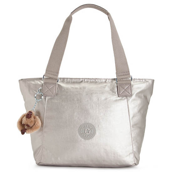 Jonesy Tote,Silver Beige,large