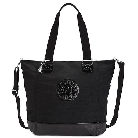 Shopper Combo Tote,Black Combo,large
