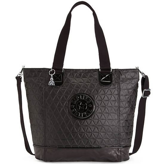 Shopper Quilted Tote,Rio Vine,large