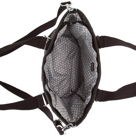 Shopper Quilted Tote,Rio Vine,large
