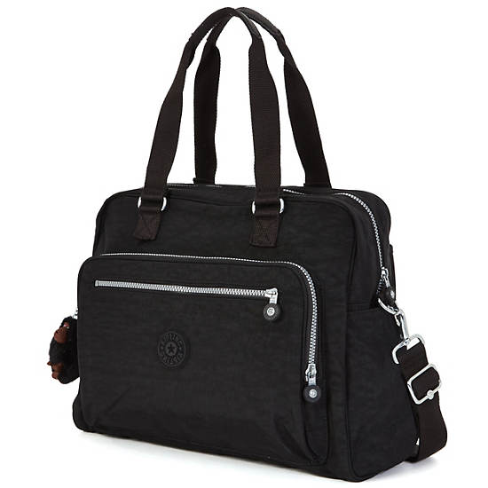 Alanna Diaper Bag,Black,large
