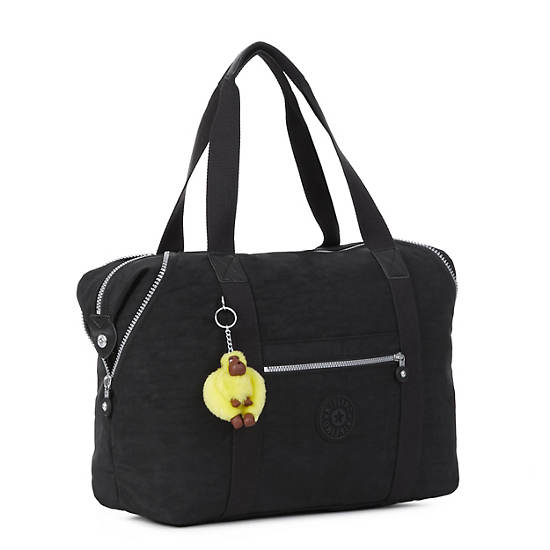 Art M Tote Bag,Black,large