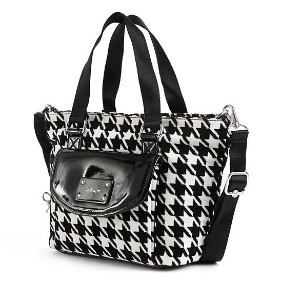 Always On Albie Patterned Tote Bag,Houndstooth,large