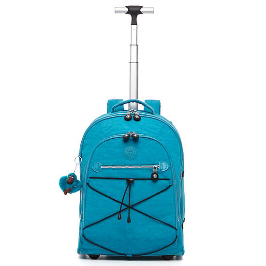 Sausalito Rolling Backpack,Turq Blue,large