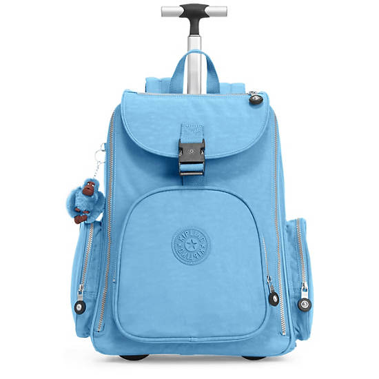 Alcatraz II Wheeled Laptop Backpack,Blue Grey,large