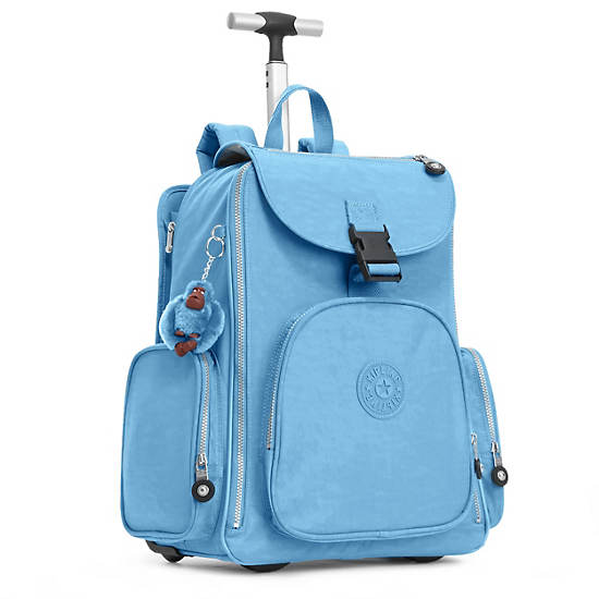 Alcatraz II Wheeled Laptop Backpack,Blue Grey,large