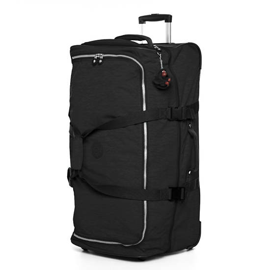 Teagan Large Wheeled Duffel,Black,large