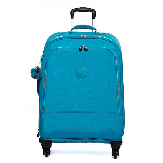 Yubin 69 Spinner Luggage,Turq Blue,large