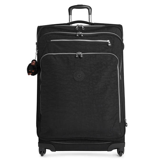 Florida Lite Large Expandable Luggage,Black,large