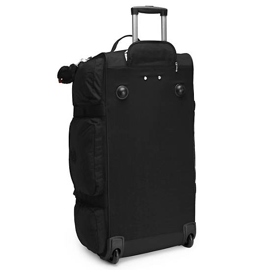 Discover Large Rolling Luggage Duffle,Black,large