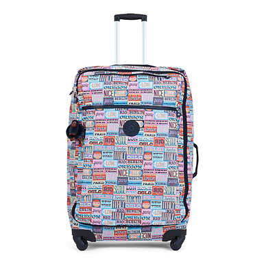 cute women's rolling luggage