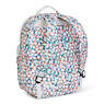 Seoul Large Printed Laptop Backpack,Meadow Flower Pink,small