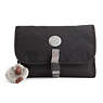 FLAX HANGING TOILETRY BAG,Black Mink Trim,small