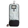 FLAX HANGING TOILETRY BAG,Black Mink Trim,small
