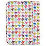 Ginny Printed Binder Cover,Houndstooth Multi,small